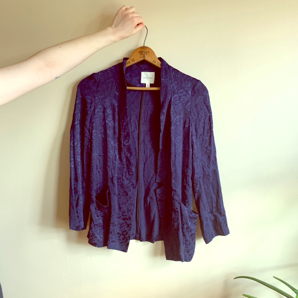 Silky sleek blazer